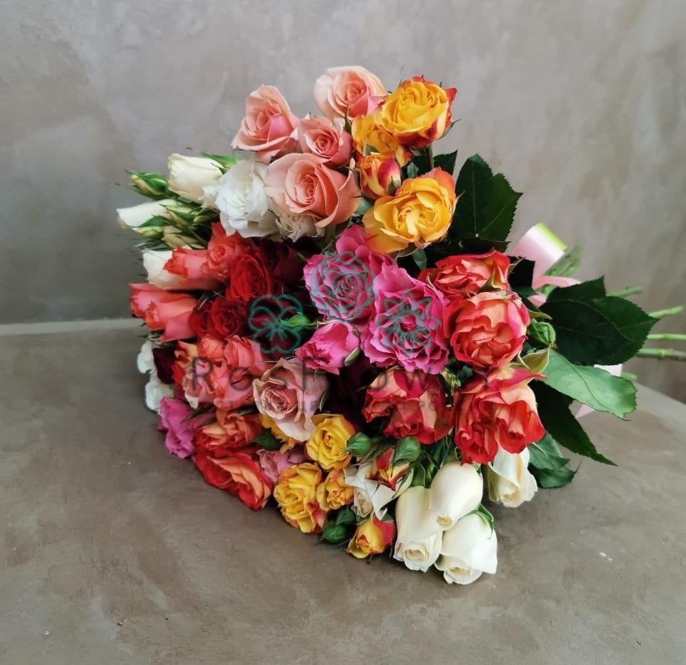 Букет цветов из: Розы в Долгодеревенское