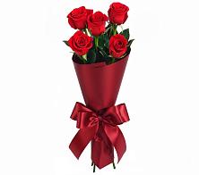 Букет 5 Красных роз Эдлесс Лав в Долгодеревенское