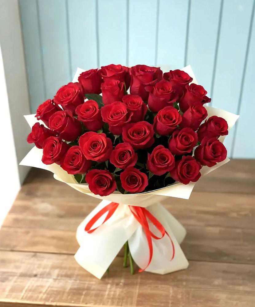 Букет 29 Красных роз в Долгодеревенское