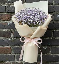Букет цветов из:  Гипсофила в Долгодеревенское
