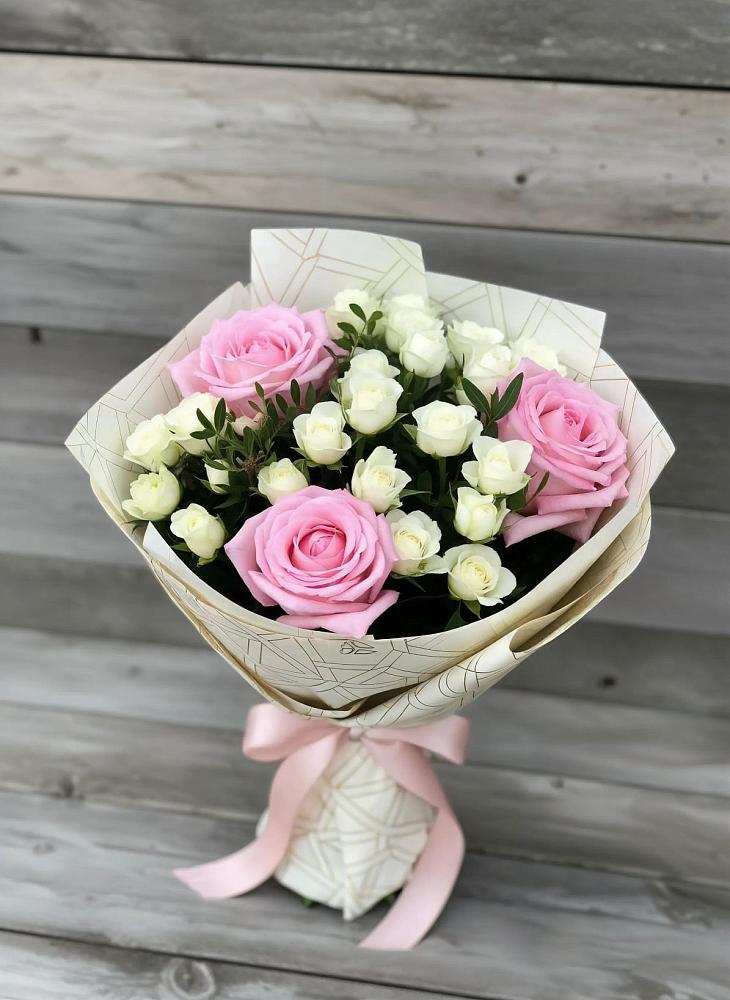 Букет цветов из: Розы в Долгодеревенское