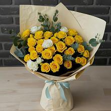 Букет цветов из:  Розы в Долгодеревенское