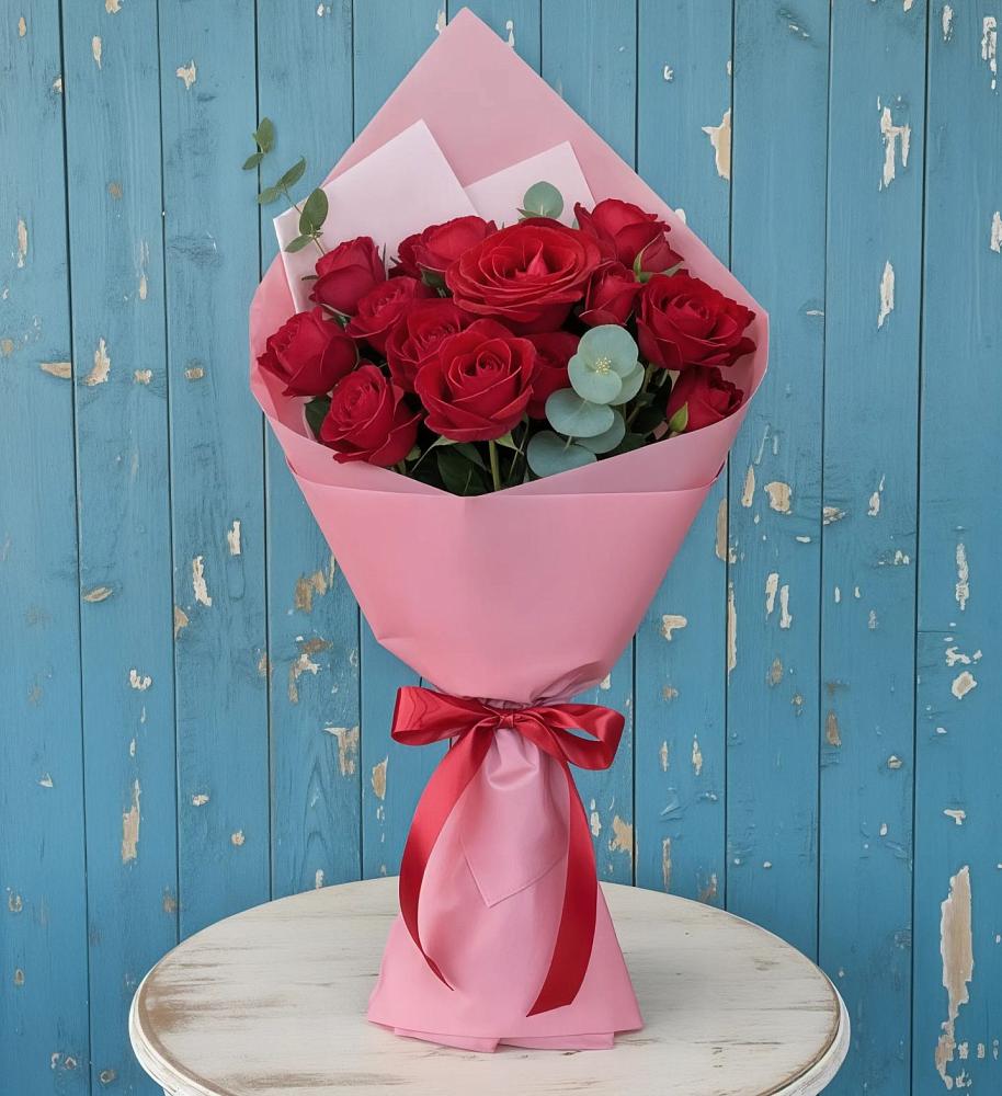 Букет цветов из: Розы в Долгодеревенское