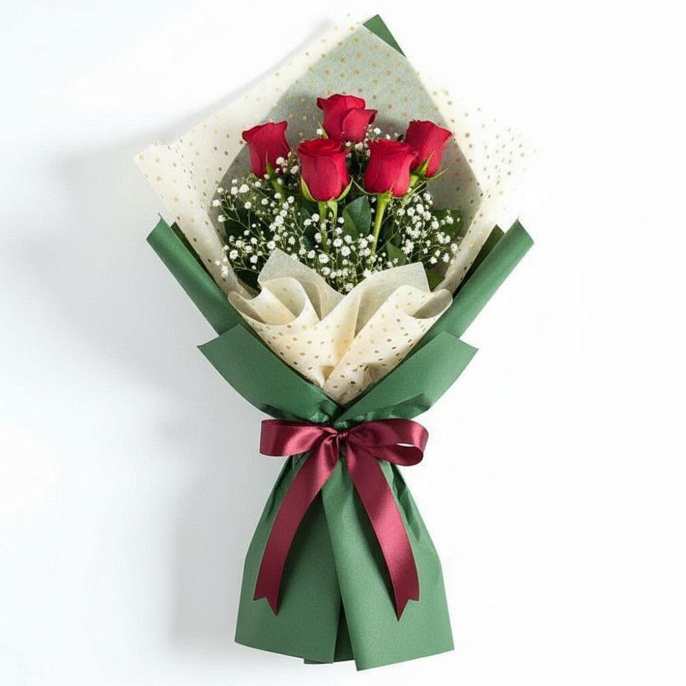 Букет цветов из: Розы в Долгодеревенское