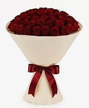 Букет 101 Бордовая роза Блэк Бакарра в Долгодеревенское