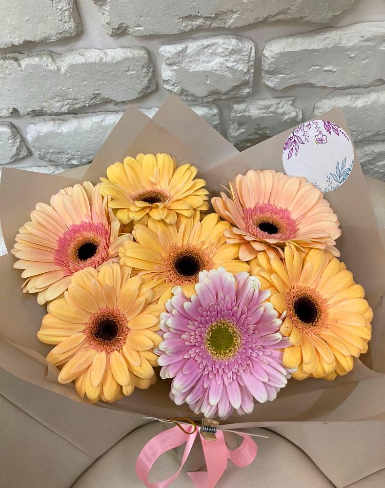 Букет цветов из: Герберы в Долгодеревенское