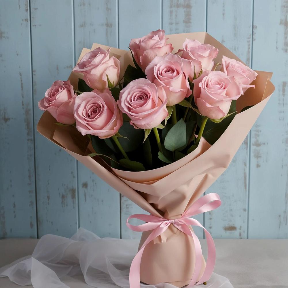 Букет цветов из: Розы в Долгодеревенское