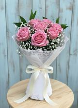 Букет цветов из:  Розы #REPLACE_PRED# Долгодеревенское