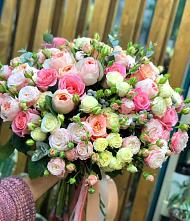 Букет цветов из:  Розы #REPLACE_PRED# Долгодеревенское