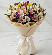 Букет цветов из:  Альстромерии в Долгодеревенское