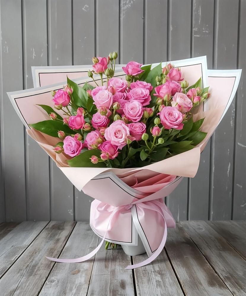 Букет Розовый кустик в Долгодеревенское