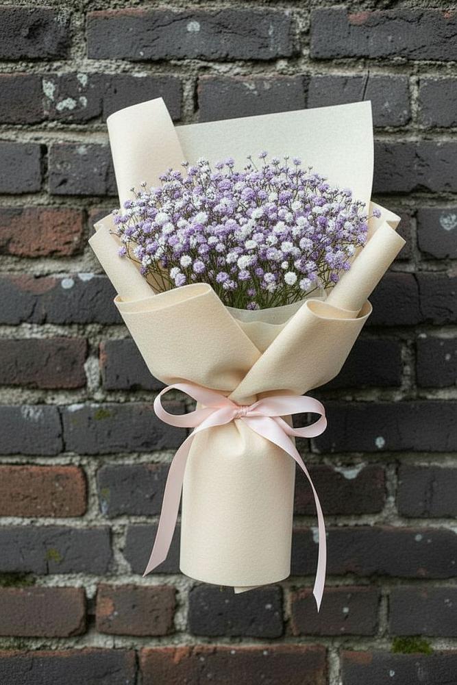 Букет цветов из: Гипсофила в Долгодеревенское