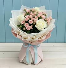 Букет цветов из:  Розы #REPLACE_PRED# Долгодеревенское