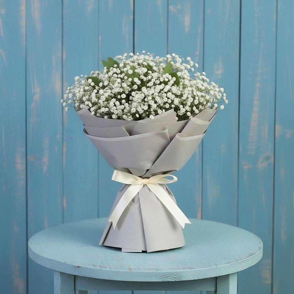 Букет цветов из: Гипсофила в Долгодеревенское