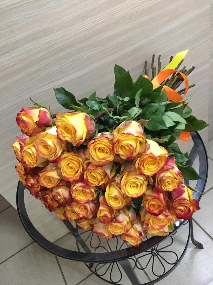 Букет Желтые розы в Долгодеревенское