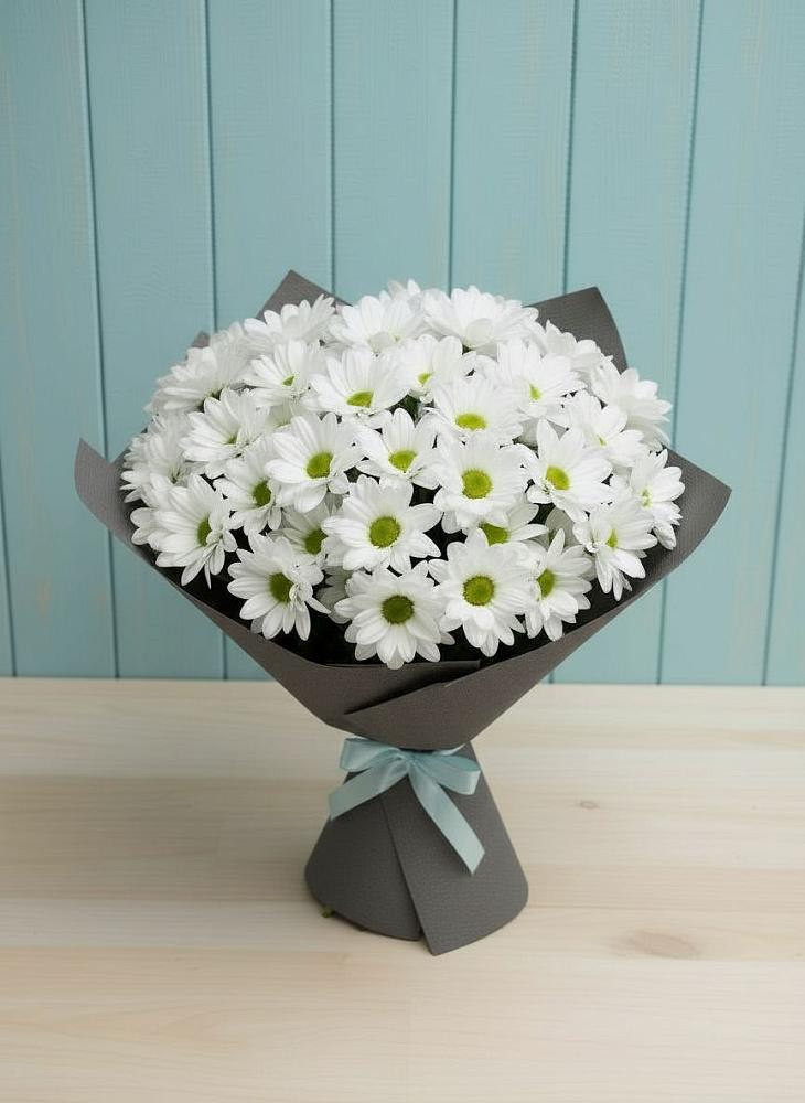 Букет цветов из: Хризантемы в Долгодеревенское