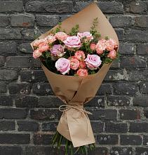 Букет цветов из:  Розы #REPLACE_PRED# Долгодеревенское