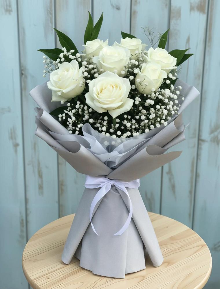 Букет цветов из: Розы в Долгодеревенское