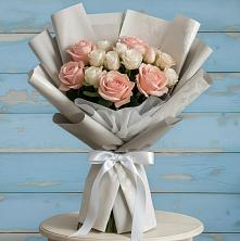 Букет цветов из:  Розы в Долгодеревенское