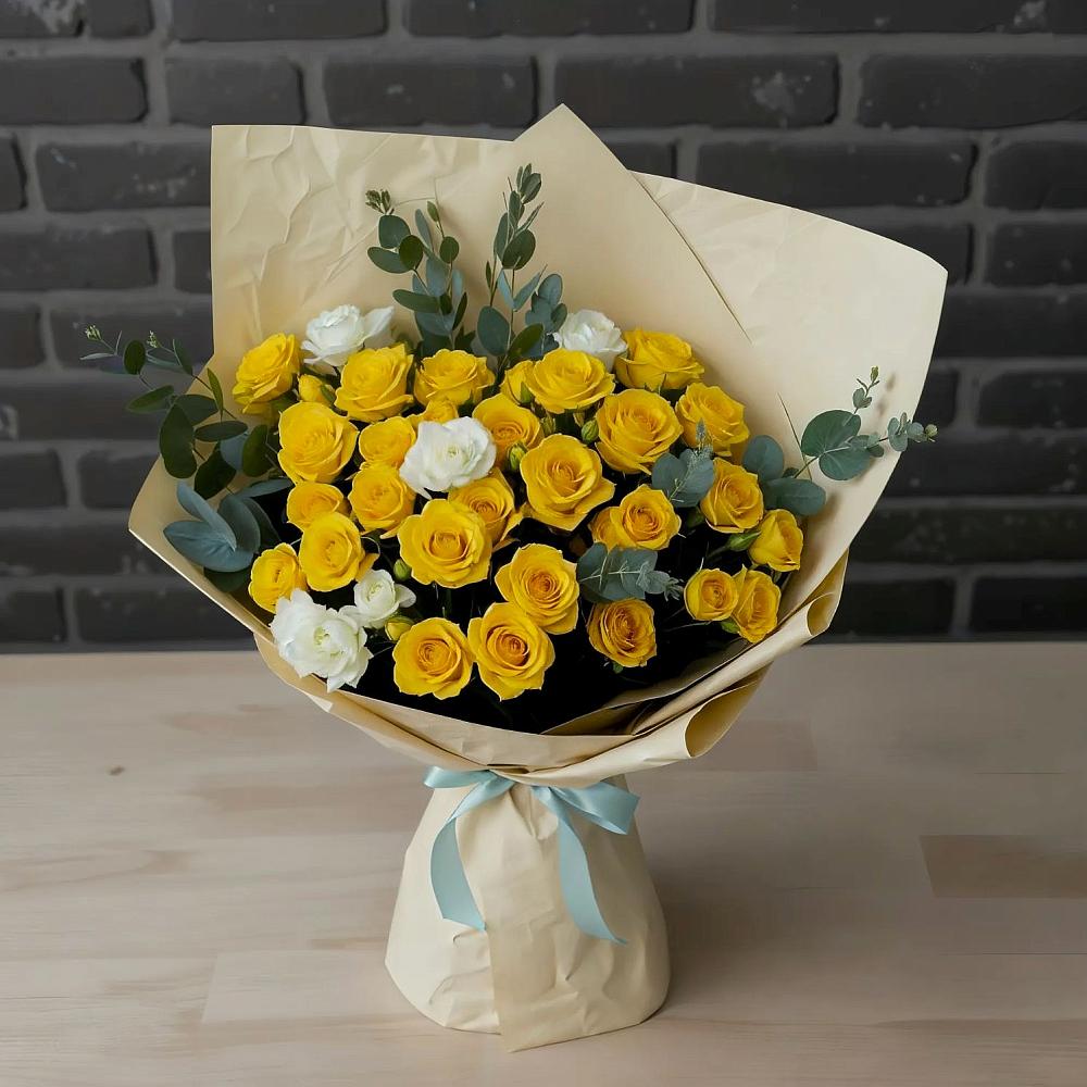 Букет цветов из: Розы в Долгодеревенское