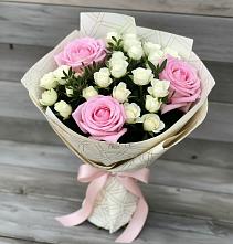 Букет цветов из:  Розы #REPLACE_PRED# Долгодеревенское