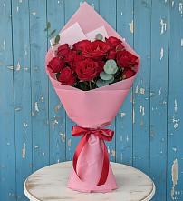 Букет цветов из:  Розы в Долгодеревенское