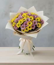 Букет цветов из:  Хризантемы в Долгодеревенское