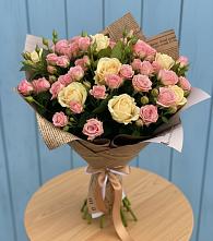 Букет цветов из:  Розы в Долгодеревенское