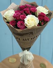 Букет цветов из:  Розы в Долгодеревенское