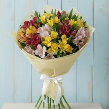 Букет цветов из:  Альстромерии в Долгодеревенское