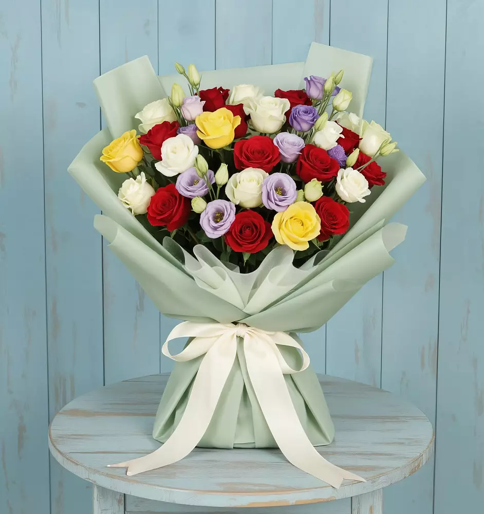 Букет цветов из: Розы в Долгодеревенское