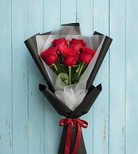 Букет цветов из:  Розы #REPLACE_PRED# Долгодеревенское