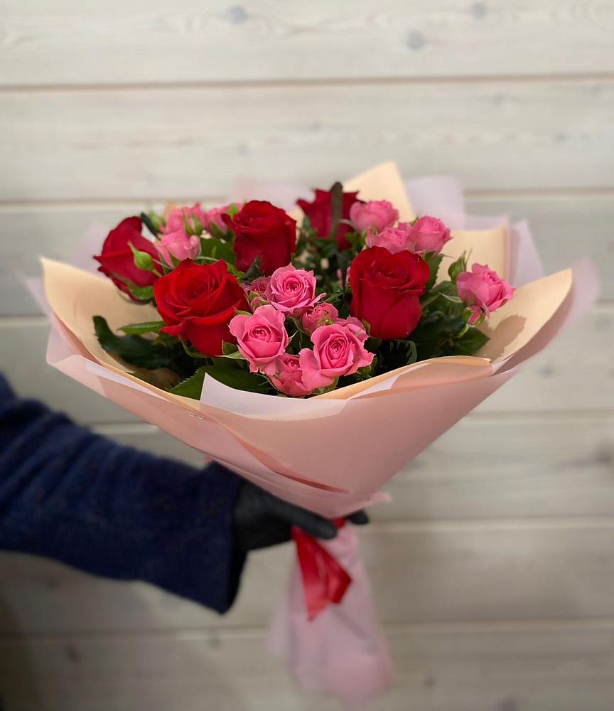 Букет цветов из: Розы в Долгодеревенское