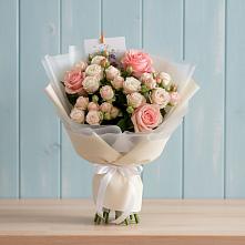 Букет цветов из:  Розы в Долгодеревенское